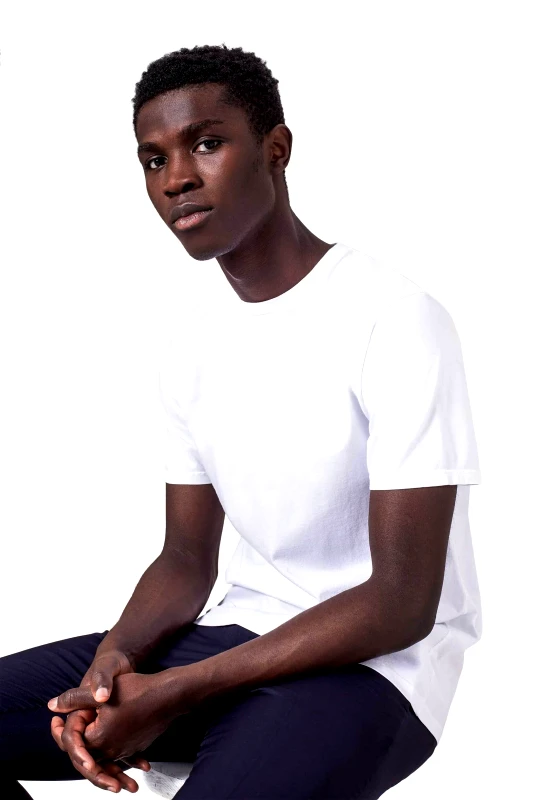 COLORFUL STANDARD Colorful Standard ανδρικό T-shirt μονόχρωμο Relaxed Fit - CS1001 Λευκό