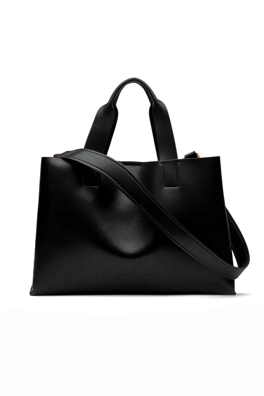 ADOLFO DOMINGUEZ Adolfo Domínguez γυναικεία τσάντα shopper μονόχρωμη "Mica" - 212031038 Μαύρο