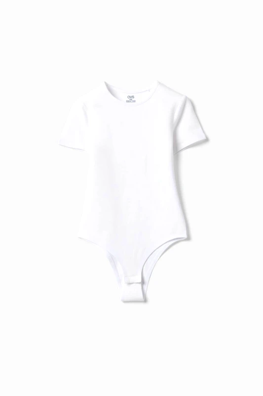 OVS KIDS OVS παιδικό κορμάκι Slim Fit - 002615353 Λευκό