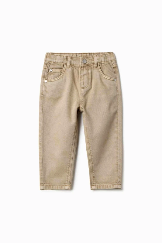 OVS KIDS OVS βρεφικό τζιν παντελόνι Regular Fit - 002515441 Μπεζ