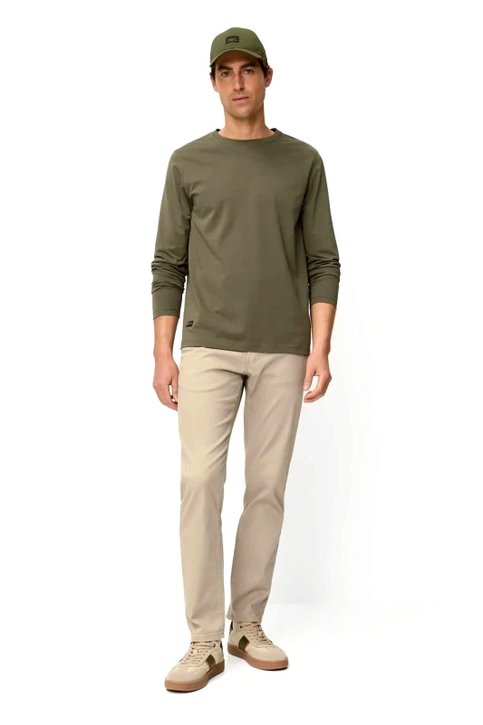 CAMEL ACTIVE Camel Active ανδρικό παντελόνι πεντάσεπο Regular Fit - C261-488R51-7F18 Μπεζ