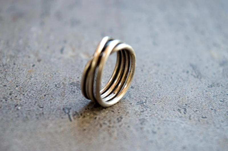SILVERstro Ασημένιο wrap around δαχτυλίδι