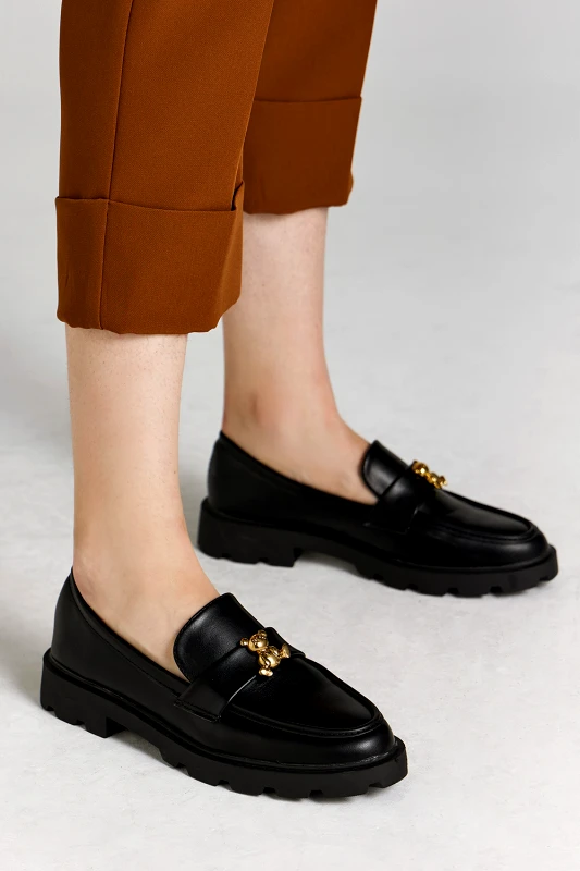 Bettina Shoes Teddy bear loafer ματ