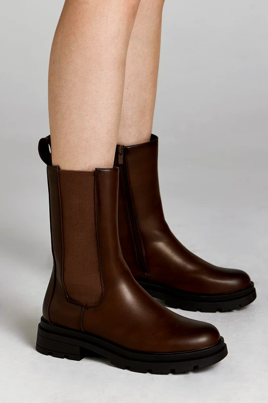 Bettina Shoes Μποτάκι με πλαϊνό λάστιχο