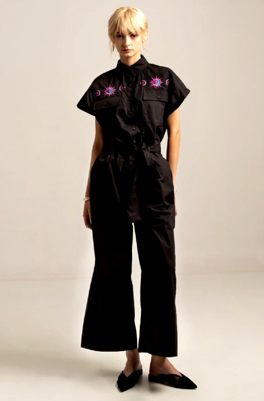 Peace and Chaos Orbit jumpsuit poplin - Peace and Chaos