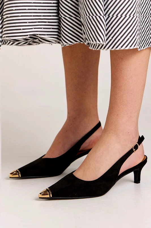 Bettina Shoes Γόβα με μεταλλική μύτη