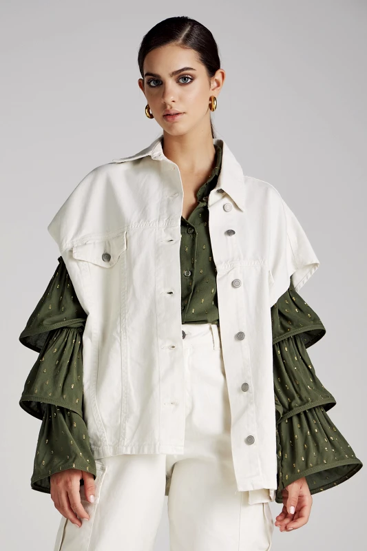BETTINA Αμάνικο denim jacket
