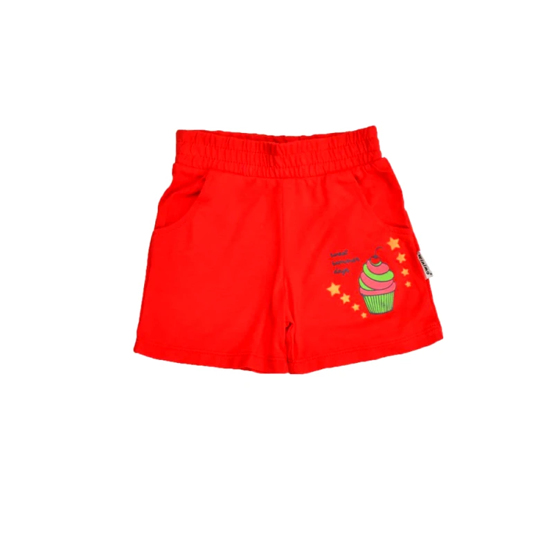 Potre OR Παιδικό σορτσάκι με τύπωμα sweet summer days Κόκκινο 16450