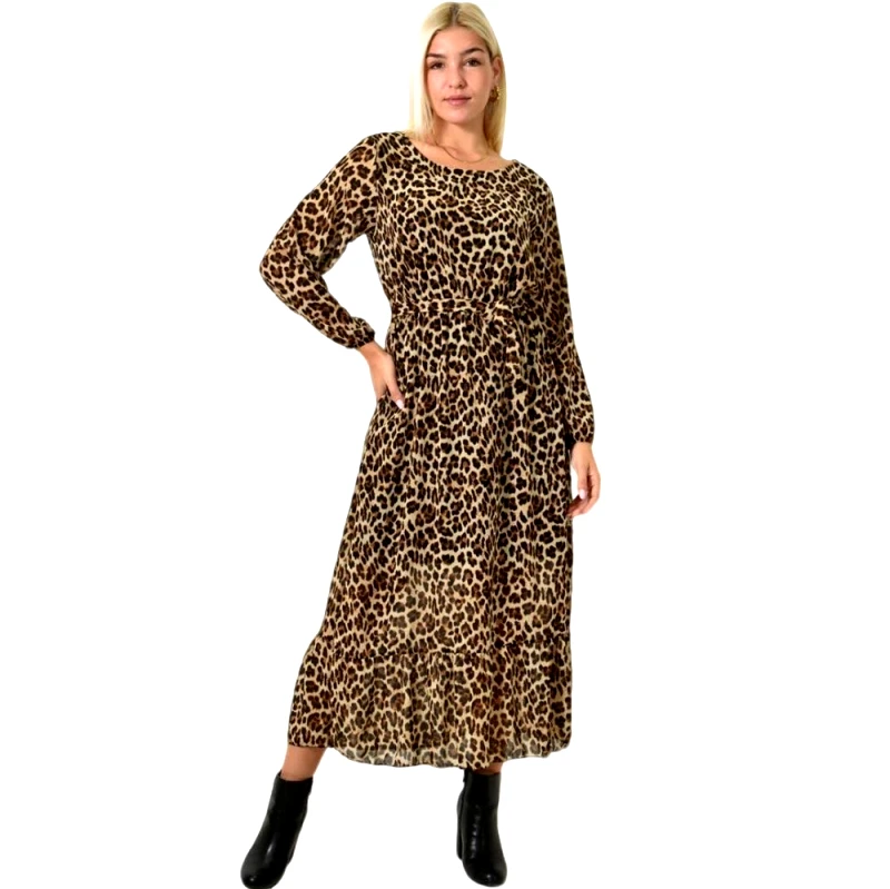 Potre OR Μάξι φόρεμα με μοτίβο και βολάν Animal Print 25954