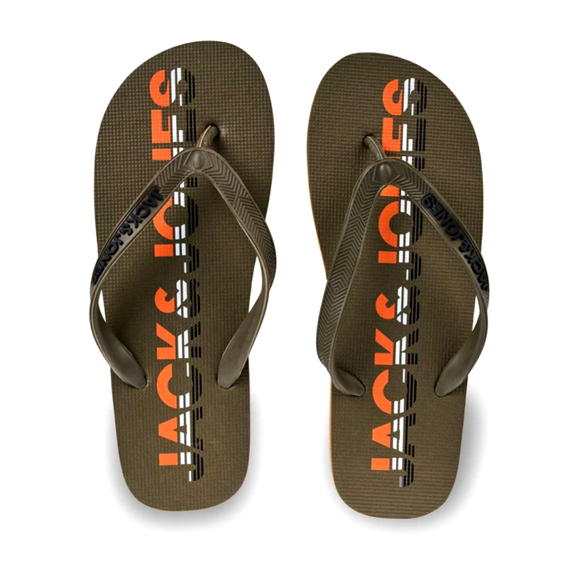 JACK & JONES Ανδρικές Σαγιονάρες Θαλάσσης Jack & Jones Jfwlogo Flip Flop 12230641