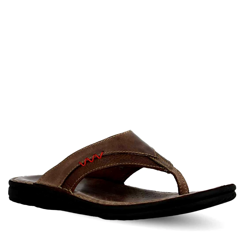 PAREX Ανδρικές Δερμάτινες Σαγιονάρες Comfort Parex 12227023