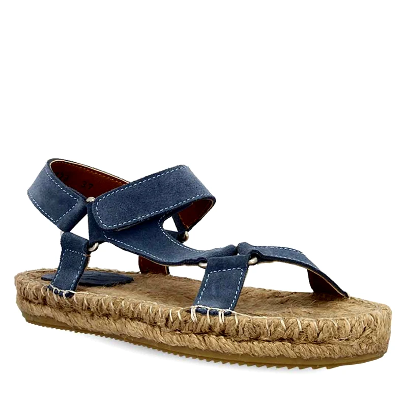 SUESPADRIL Γυναικεία Εσπαντρίγιες Suespadril 2200 Indigo Blue Suede