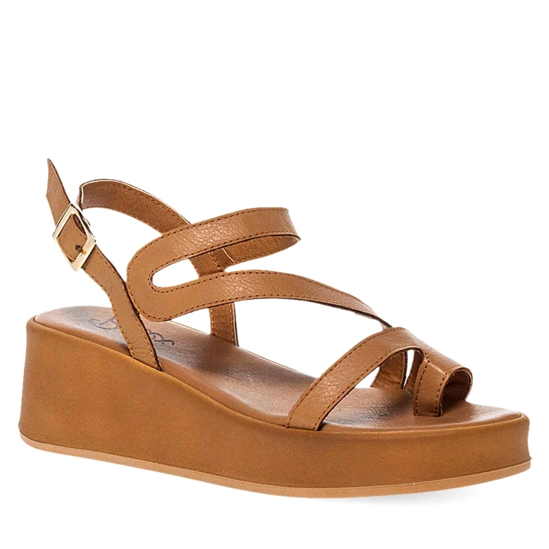 PAREX Γυναικεία Δερμάτινα Flatform Parex 12729015