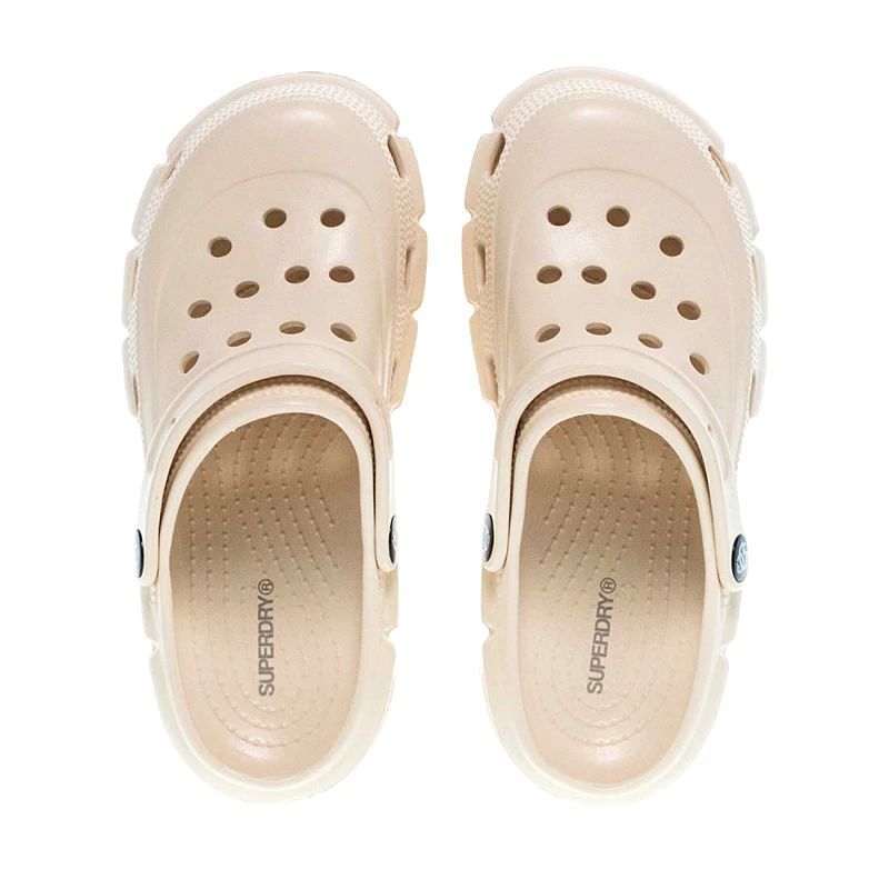SUPERDRY Γυναικεία Clog Superdry Sdss26266 Beige