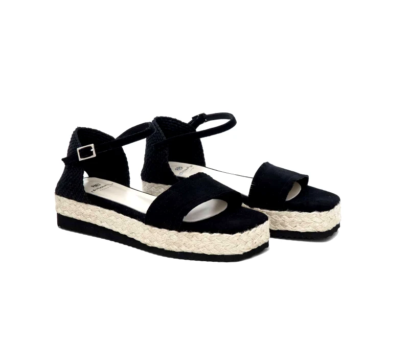 Δερμάτινα Flatforms Art 1SS94 Black