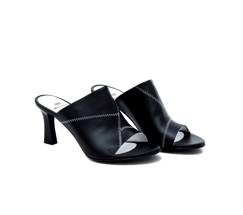 Δερμάτινα Mules Art 1SS78 Black