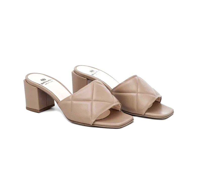 Δερμάτινα Mules Art 1SS60 Beige