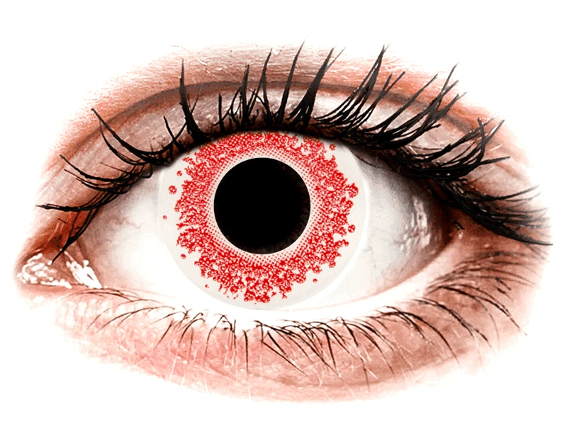 Gelflex CRAZY LENS - Red Wedding - Ημερήσιοι φακοί Διοπτρικοί (2 φακοί)