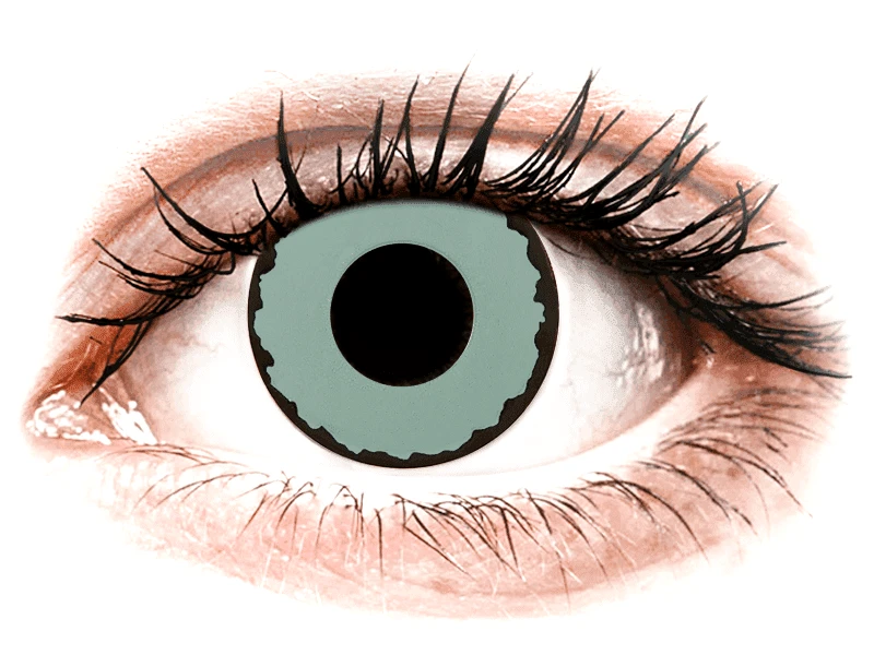 Gelflex CRAZY LENS - Zombie Virus - Ημερήσιοι φακοί Μη διοπτρικοί (2 φακοί)