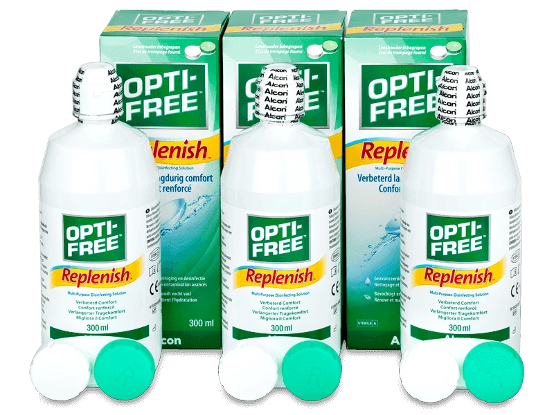 Alcon Υγρό OPTI-FREE RepleniSH 3 x 300 ml