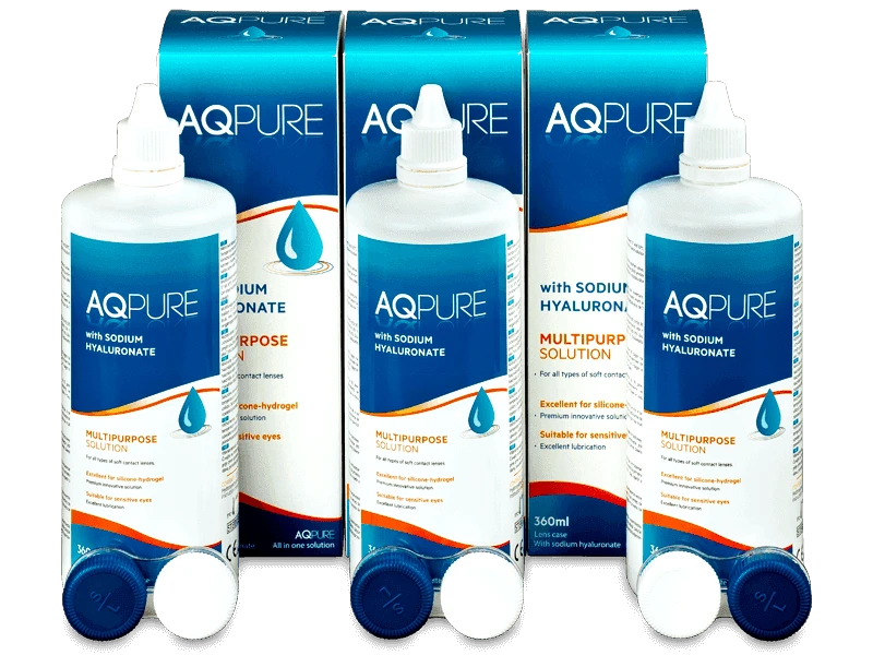 Optoflex Υγρό AQ Pure 3 x 360 ml