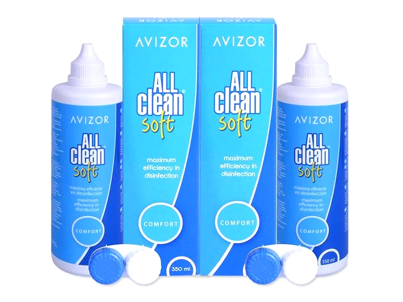Avizor Υγρό Avizor All Clean Soft 2 x 350 ml