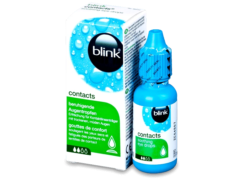 Johnson &amp; Johnson Οφθαλμικές σταγόνες Blink Contacts 10 ml