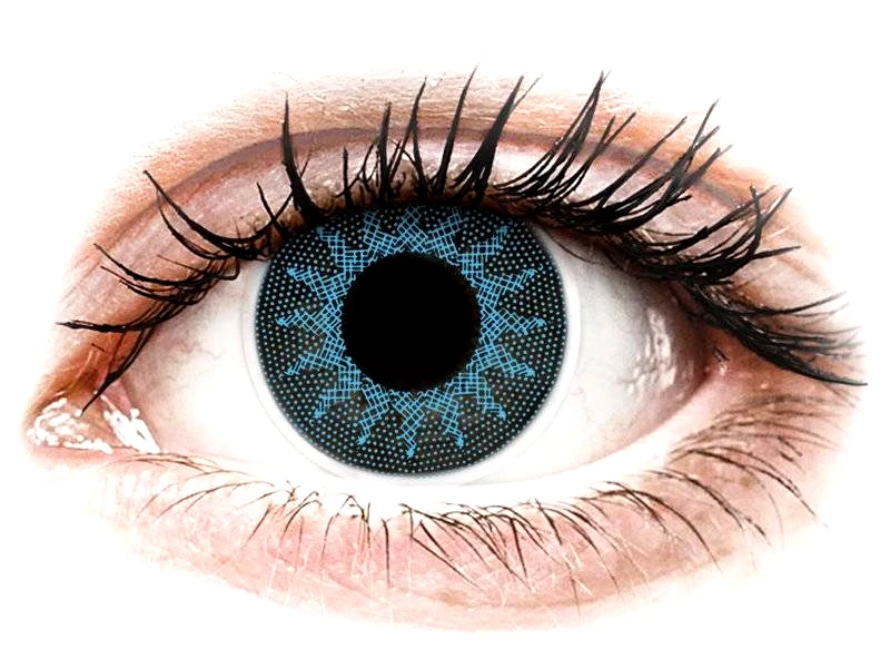 Maxvue Vision ColourVUE Crazy Lens - Solar Blue - Μη διοπτρικοί (2 φακοί)