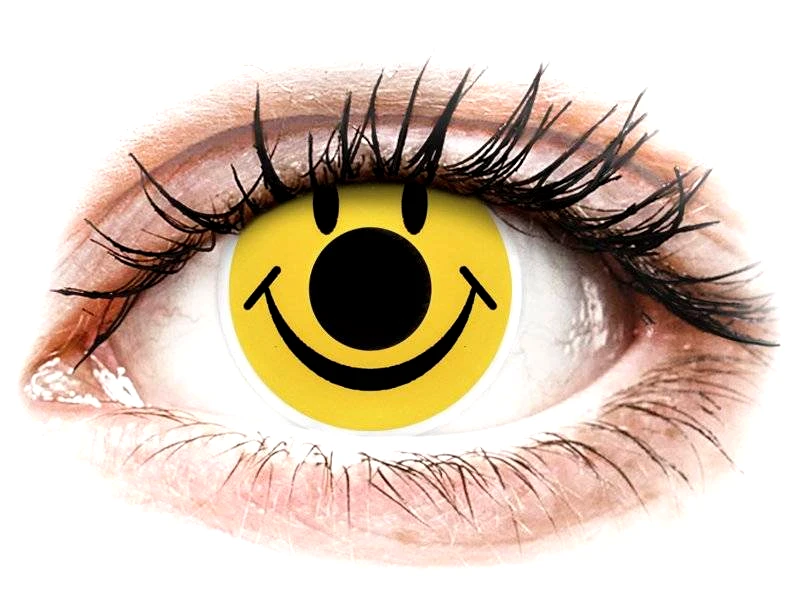 ColourVUE Crazy Lens - Smiley - Μη διοπτρικοί (2 φακοί) φωτογραφία