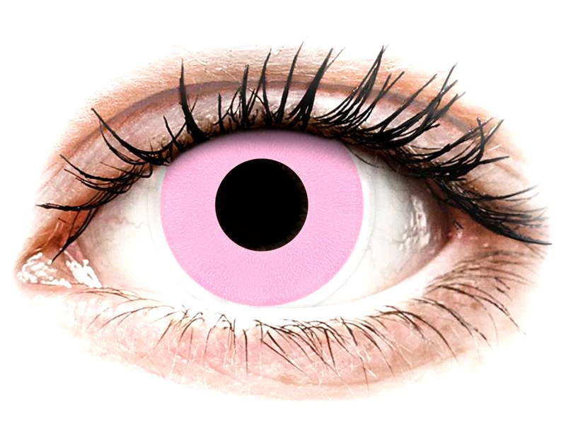 Maxvue Vision ColourVUE Crazy Lens - Barbie Pink - Μη διοπτρικοί Ετήσιοι φακοί επαφής (2 φακοί)