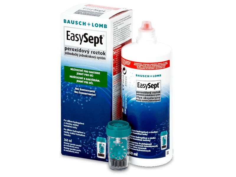 Bausch &amp; Lomb Υγρό φακών επαφής υπεροξειδίου EasySept 360ml