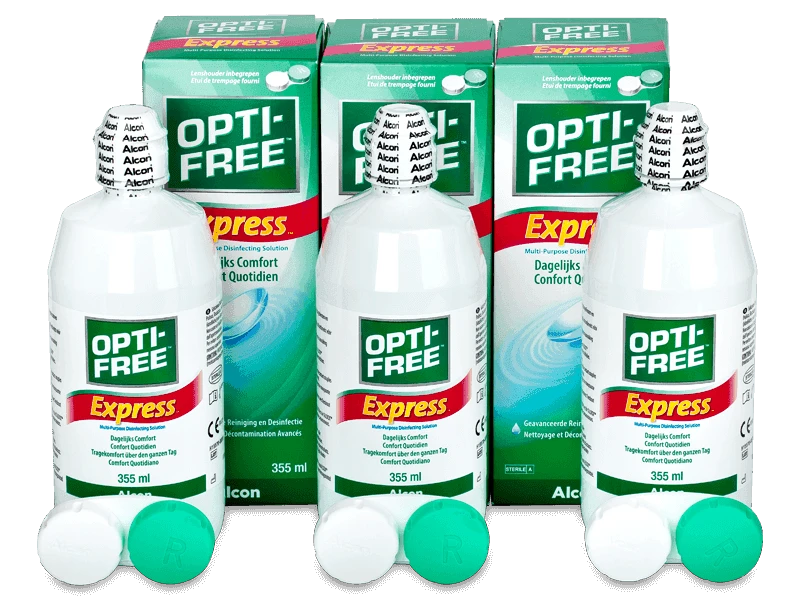 Alcon Υγρό OPTI-FREE Express 3 x 355 ml