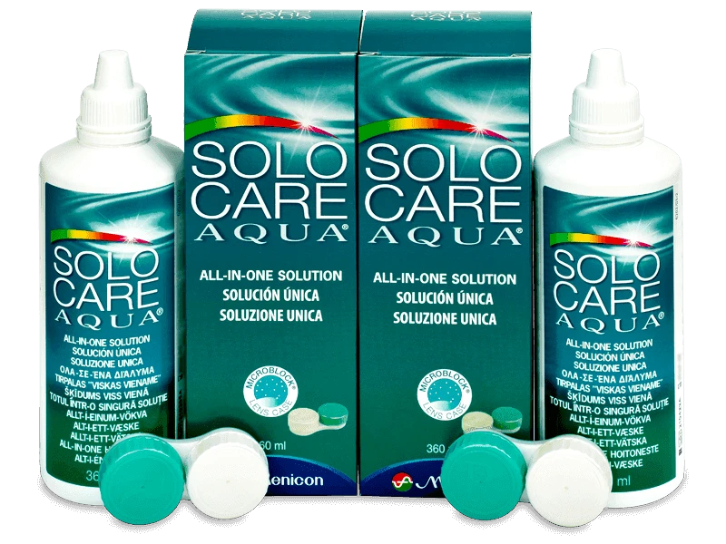Menicon Υγρό SoloCare Aqua 2 x 360ml