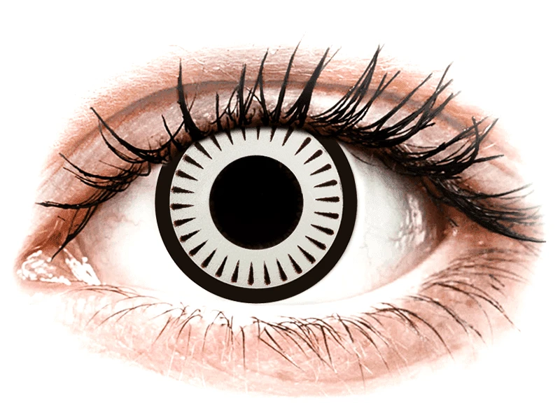 Gelflex CRAZY LENS - Byakugan - Ημερήσιοι φακοί Μη διοπτρικοί (2 φακοί)