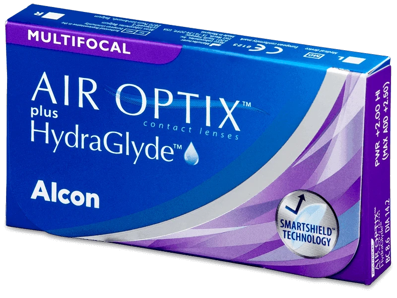 Alcon Air Optix plus HydraGlyde Multifocal (3 φακοί)