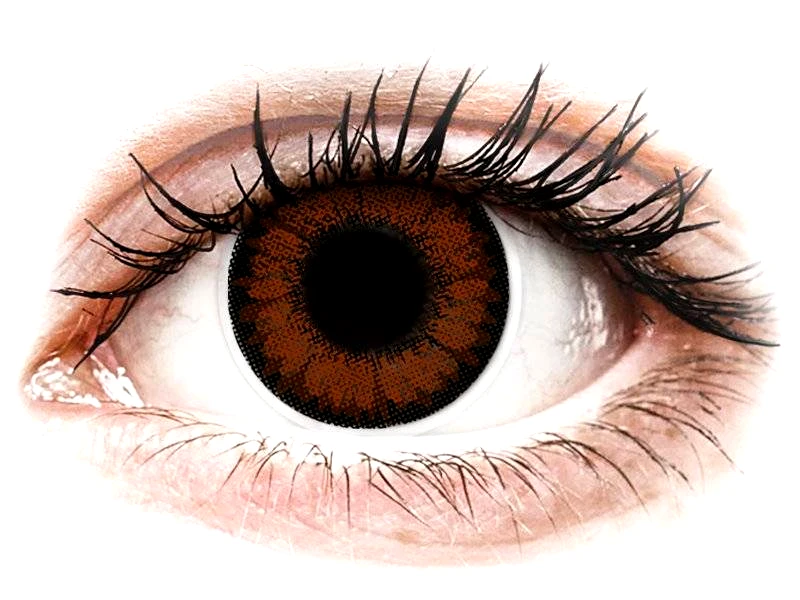 Maxvue Vision ColourVUE BigEyes Pretty Hazel - Μη διοπτρικοί (2 φακοί)