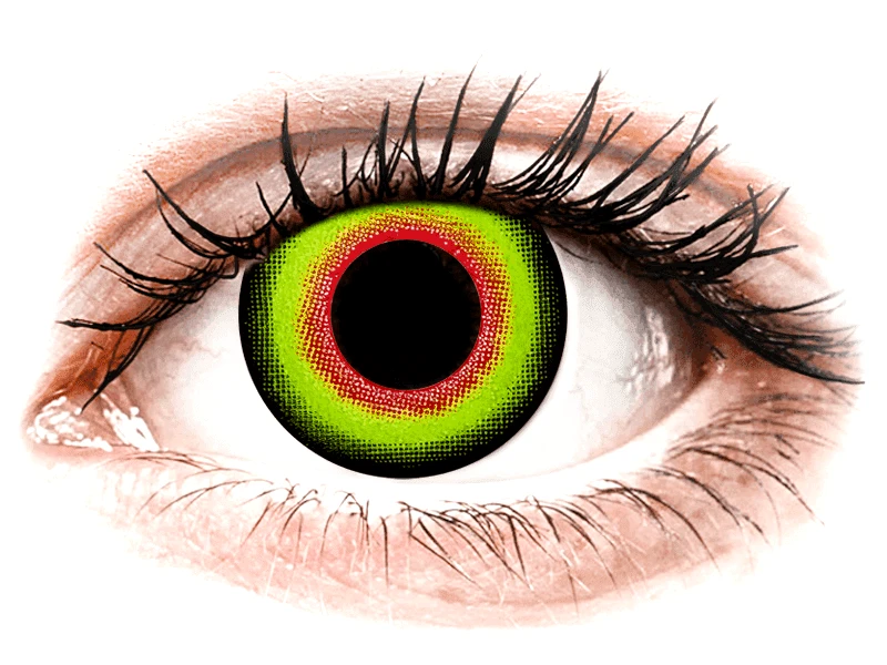 Maxvue Vision ColourVUE Crazy Lens - Mad Hatter - Ημερήσιοι φακοί Μη διοπτρικοί (2 φακοί)