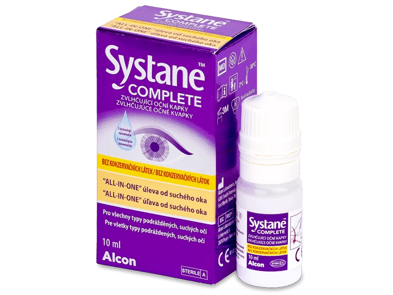 Alcon Systane COMPLETE Οφθαλμικές σταγόνες χωρίς συντηρητικά 10 ml