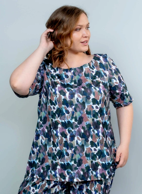 Maniags T-shirt Animal Print Πολύχρωμο