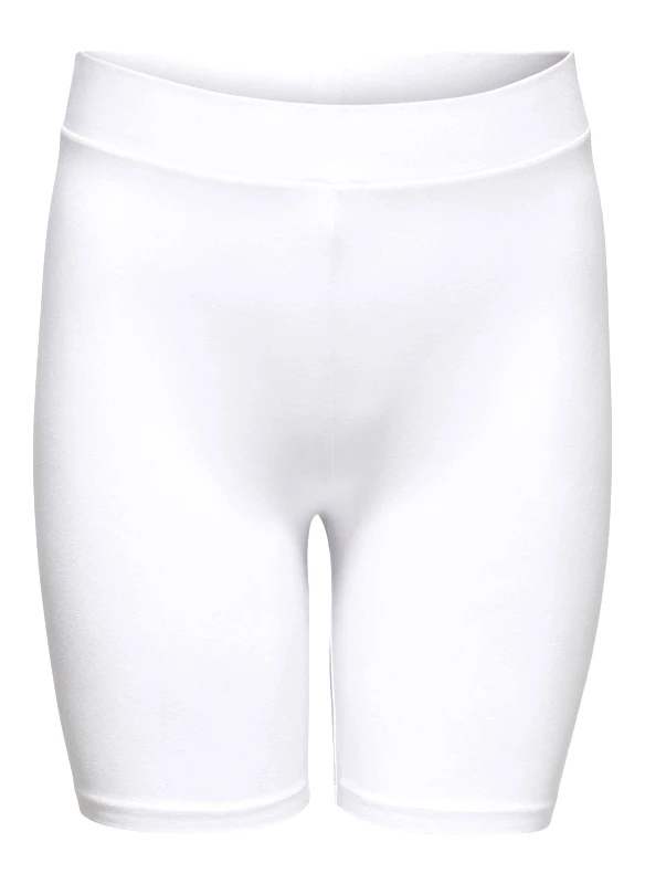 Maniags Βαμβακερό Biker Shorts Λευκό