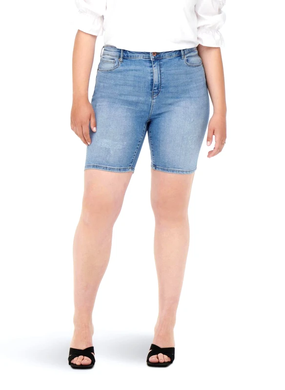 Maniags Denim Shorts με Φθορές