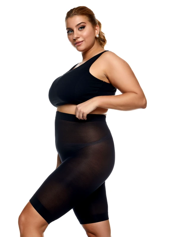 Maniags Anti Chafing Shorts Μαύρο 80 Denier Extra Durable