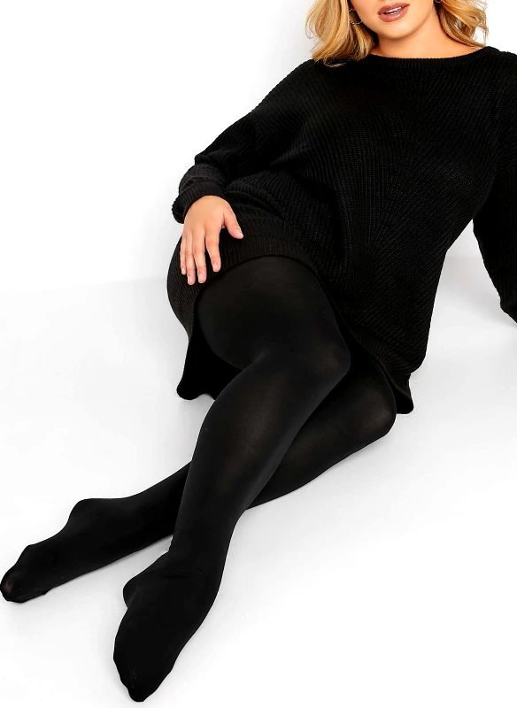 Maniags Μαύρο Καλσόν 120 Denier Cashmere Warm