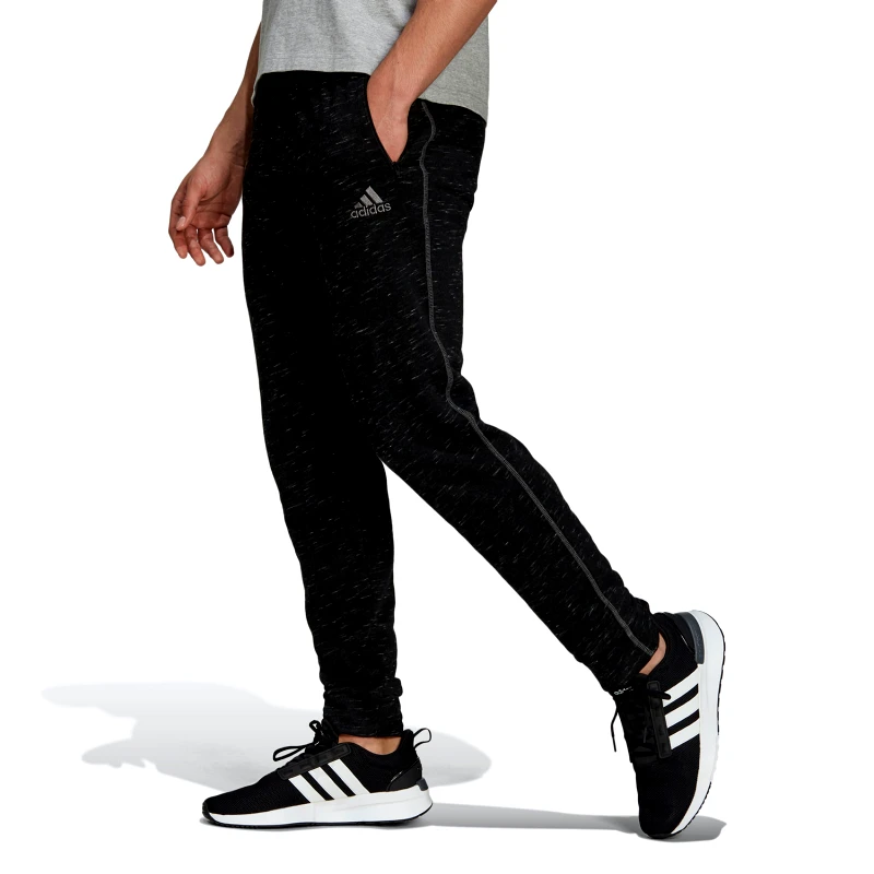 ADIDAS PERFORMANCE ESSENTIALS MELANGE PANTS ΜΑΥΡΟ