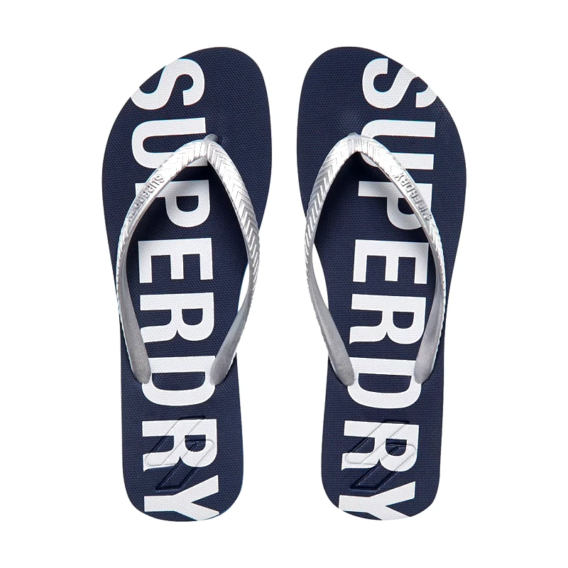 SUPERDRY WOMEN'S SUPERDRY CODE ESSENTIAL FLIP FLOPS ΜΠΛΕ