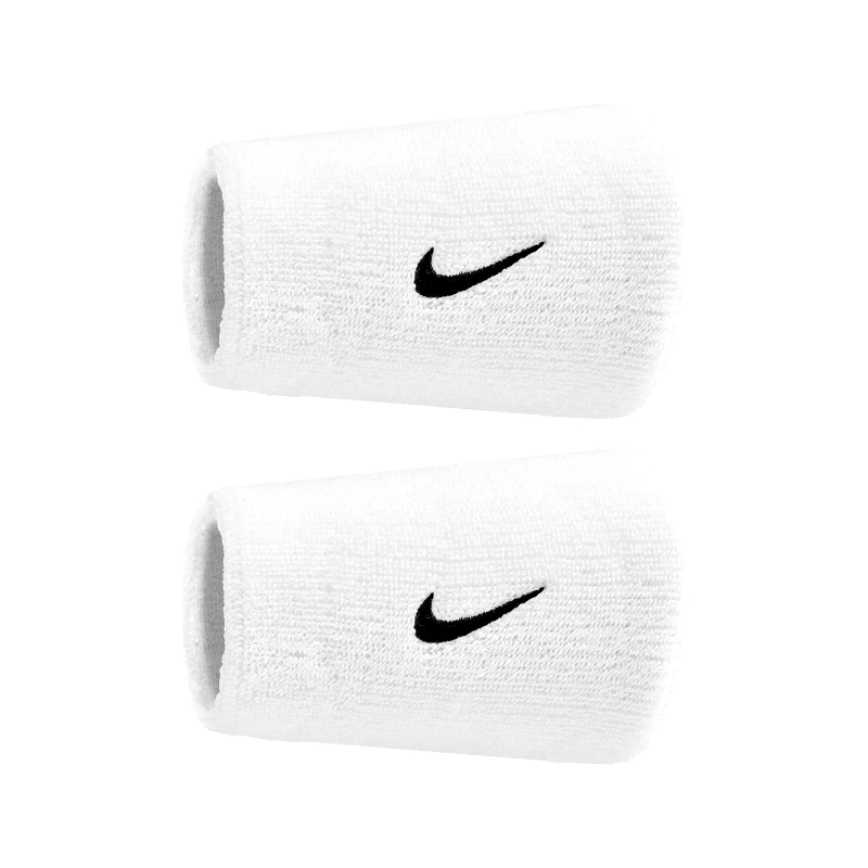 NIKE NIKE SWOOSH CLASSIC DOUBLEWIDE WRISTBANDS 2PACK ΑΣΠΡΟ