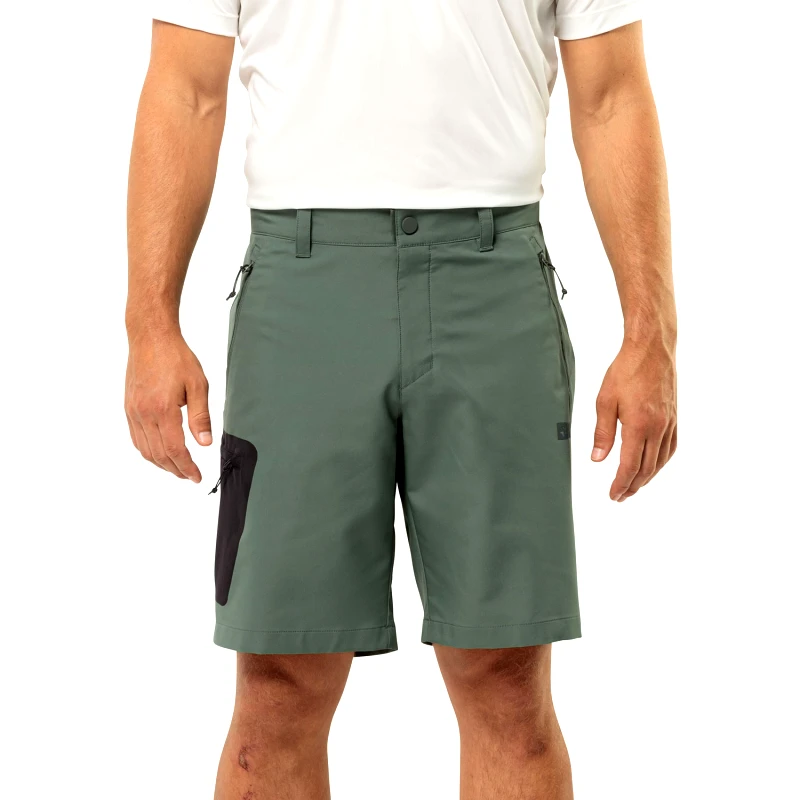 JACK WOLFSKIN JACK WOLFSKIN ACTIVE TRACK SOFTSHELL SHORTS ΠΡΑΣΙΝΟ