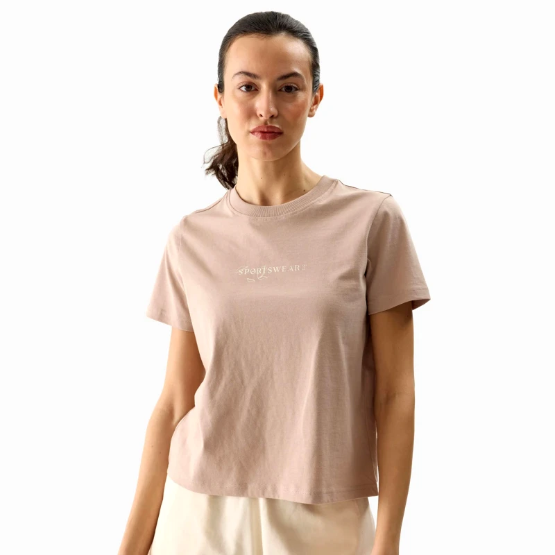 4F 4F WOMEN'S REGULAR PRINTED T-SHIRT ΜΠΕΖ