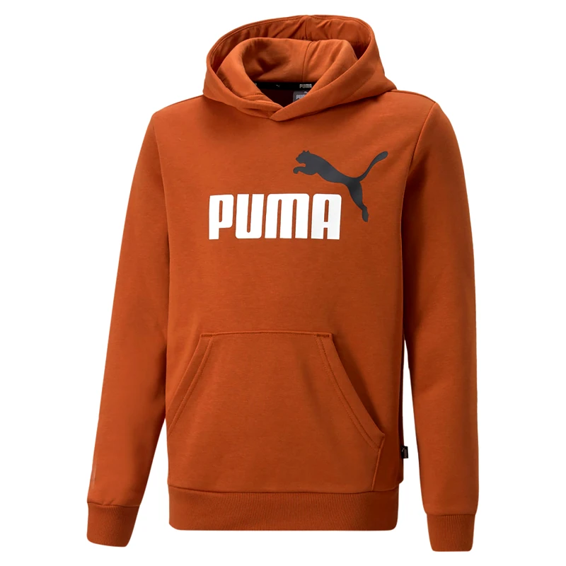 PUMA PUMA ESSENTIALS+ TWO TONE BIG LOGO HOODIE ΚΑΦΕ