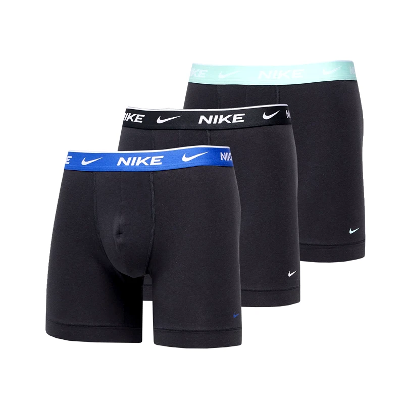NIKE NIKE EVERYDAY TRUNK BOXER 3 PACK BRIEF ΜΑΥΡΟ